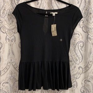 NWT A&E Peplum Top